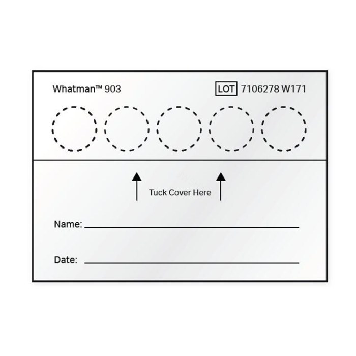 903蛋白保护卡 美国型 903 Proteinsaver Card US