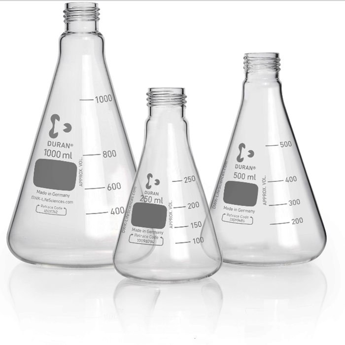 螺口锥形瓶 500ml 不含盖 GL32 原Schott/肖特 - Duran