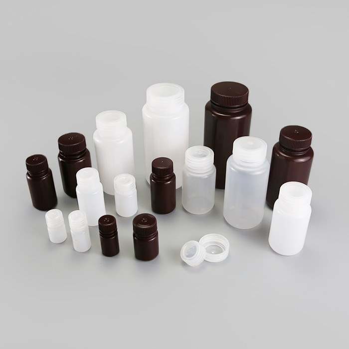 塑料广口瓶，HDPE，1000ml，本白，无酶，免洗，防漏设计无内盖，未灭菌 - Titan/玖梧供应链