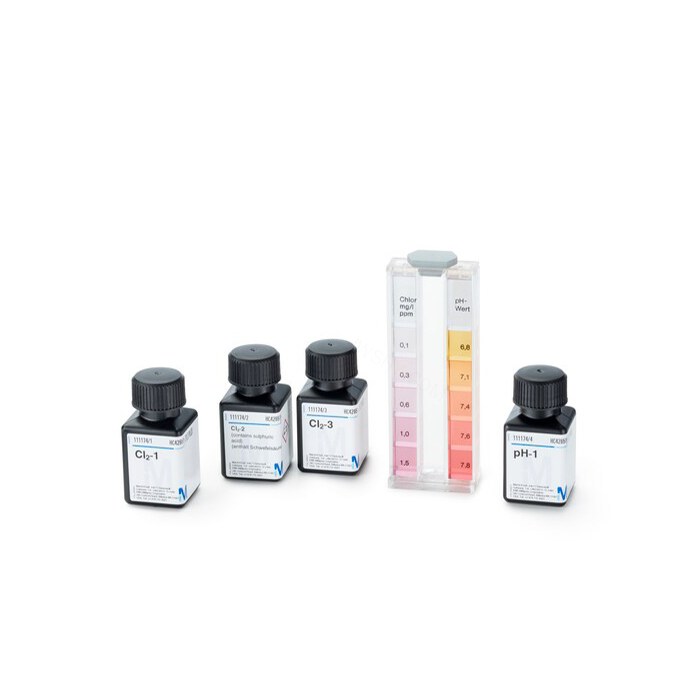 联氨比色管 用于 108017 0.1 - 0.25 - 0.5 - 1.0 mg/l N₂H₄ MColortest