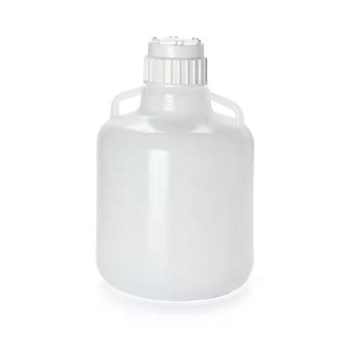 BPD 细口大瓶（带手柄）低密度聚乙烯 白色 聚丙烯螺旋盖 50L - Nalgene/耐洁