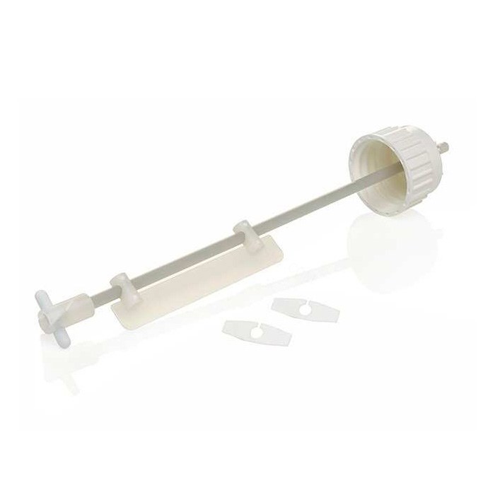 BPD 磁性细口大瓶搅拌器 长588mm 聚偏二氟乙烯 不锈钢强化轴 Teflon&times;TFE搅拌棒 TFE叶轮…