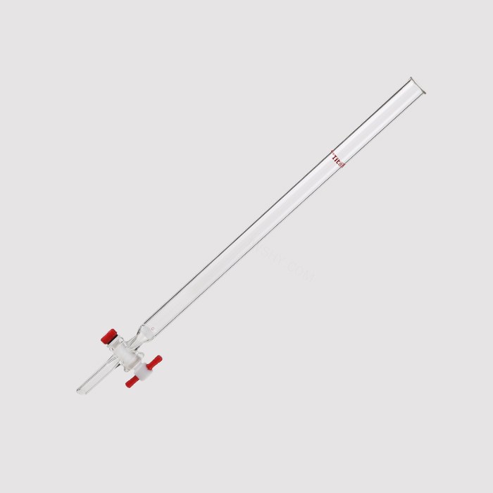 具砂板四氟节门层析柱 外径：17mm，有效长度：305mm，节门孔径：2mm 特优级
