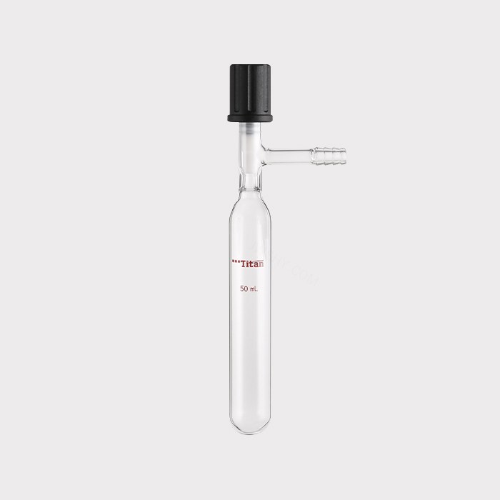 厚壁溶剂储存瓶(SCHLENK) 外径&times;长度：28&times;140mm，高真空阀：0-4mm，50ml …