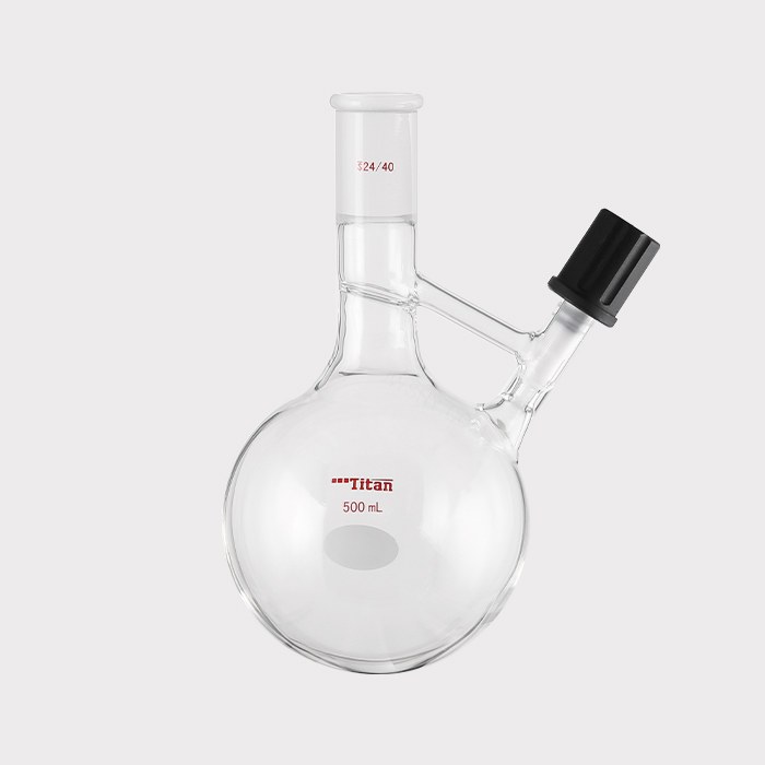 溶剂存储转移球瓶 磨口：24/40，高真空阀：0-4mm，500ml 特优级