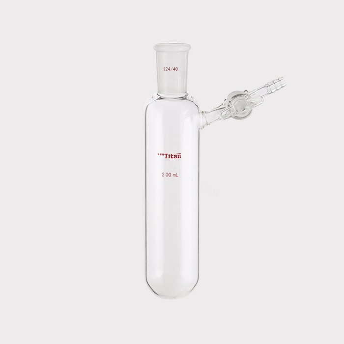 反应管 具2mm玻璃节门，磨口：24/40，200ml 特优级 - ACESUN艾斯琳