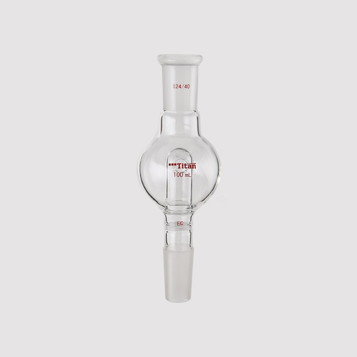 具砂板及回流孔的防溅球 G1砂板,上磨口:24/40,下磨口:24/40,100ml 特优级 - ACESUN艾斯琳