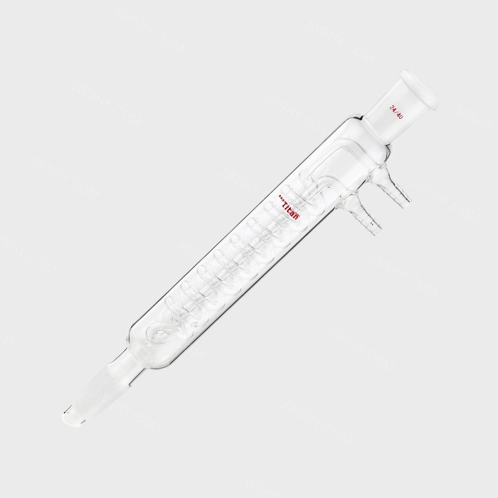 高容量回流冷凝器 磨口：24/40 冷凝部分长度：175mm 小咀外径10mm 特优级