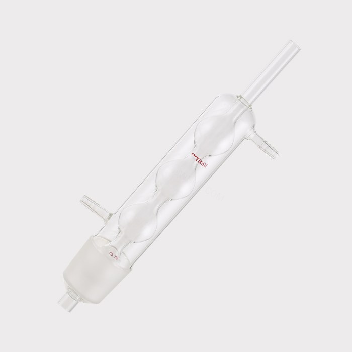 球型冷凝器（索氏脂肪提取器配套），冷凝部分长度：200mm，磨口：55/50 特优级