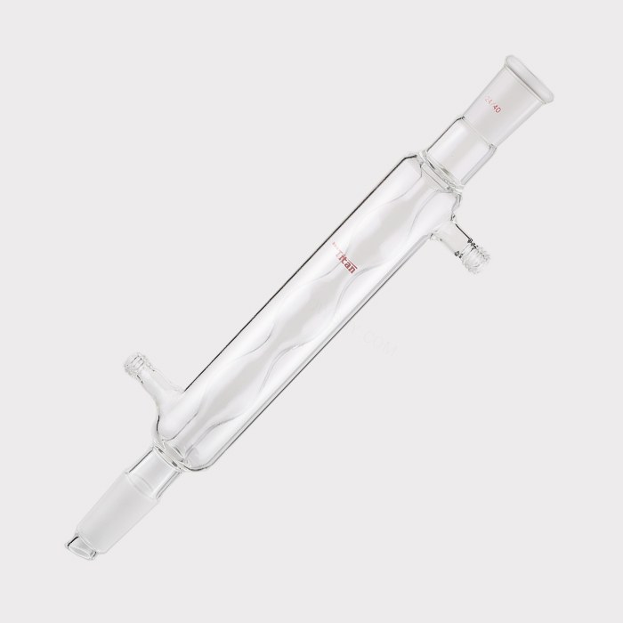 球型冷凝器 具可拆式小咀,磨口:24/40,有效长度:200mm,小咀外径:8mm 特优级 - ACESUN艾斯琳