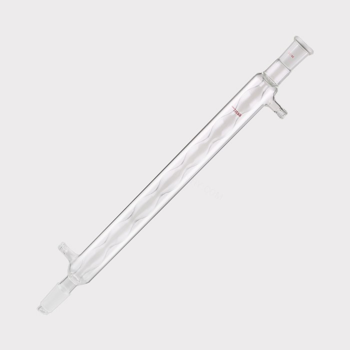 球型冷凝器 具可拆式小咀，磨口：24/40，有效长度：400mm，小咀外径：8mm 特优级