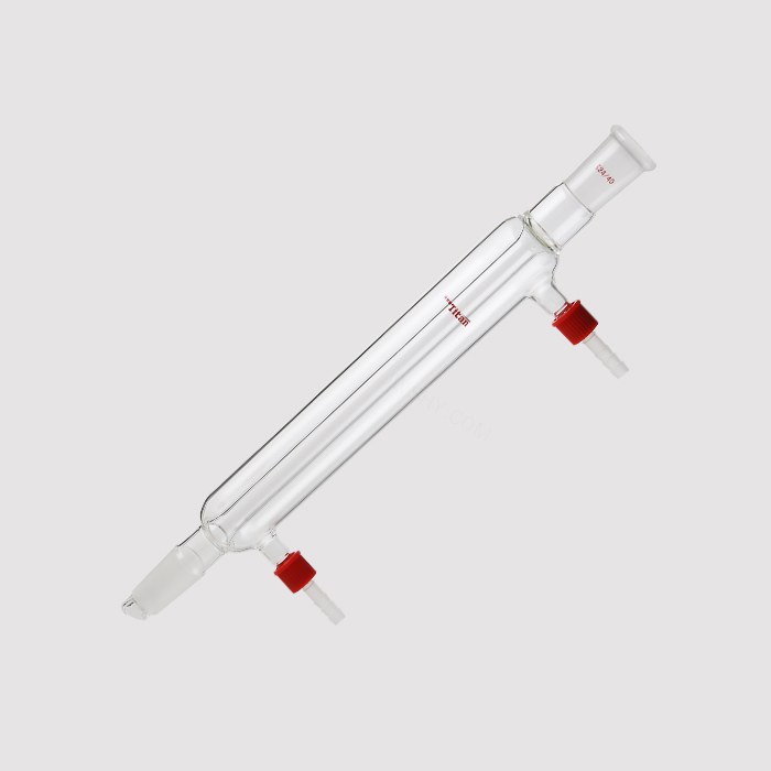 直型冷凝器 具可拆式小咀，磨口：24/40，有效长度：250mm，小咀外径：8mm 特优级 - ACESUN艾斯琳