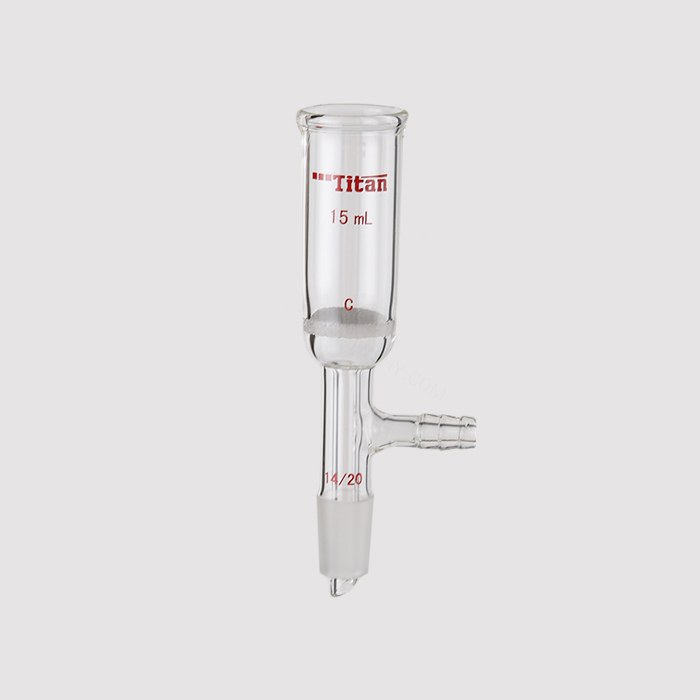 具磨口砂芯布什漏斗 15ml，磨口：14/20，G2砂板 特优级