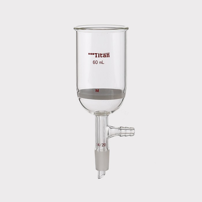 具磨口砂芯布什漏斗 60ml，磨口：14/20，G3砂板 特优级