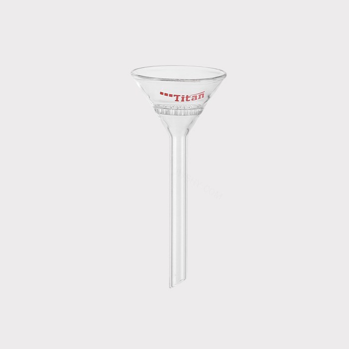 具玻璃板微量赫式漏斗 上口外径：40mm，下管长度：65mm 特优级 - ACESUN艾斯琳