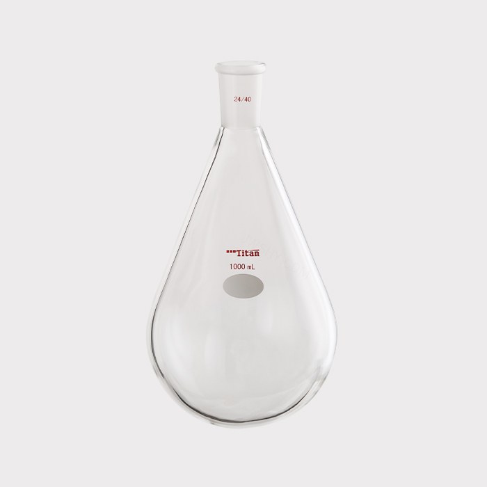 旋蒸用厚壁茄型瓶 高强度，磨口：24/40，1000ml 特优级 爆款