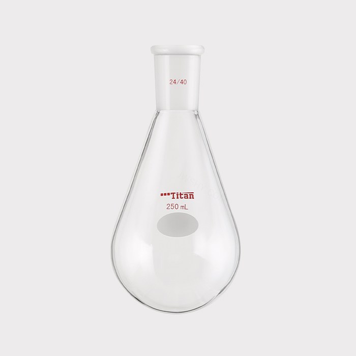 旋蒸用厚壁茄型瓶 高强度，磨口：24/40，250ml 特优级 爆款