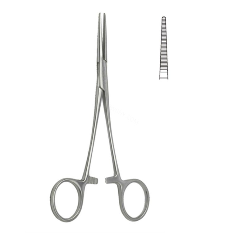 止血钳 直全齿 16cm 科研专用
