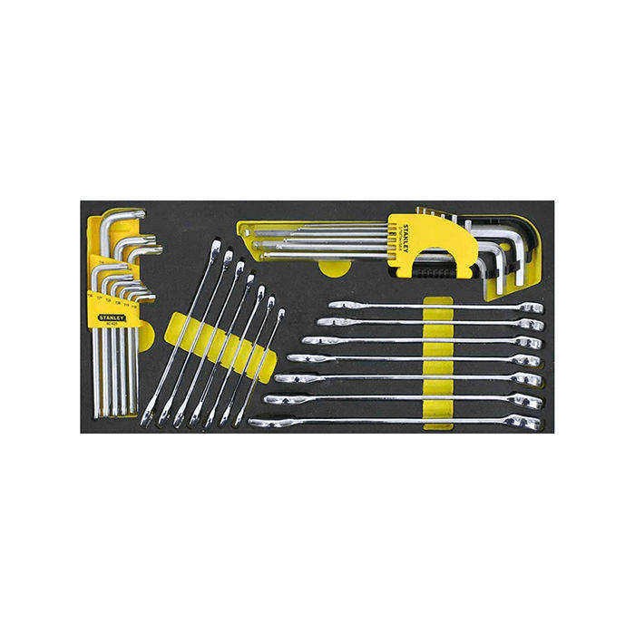 EVA工具托组套-32件两用扳手及内六角扳手 - Stanley/史丹利