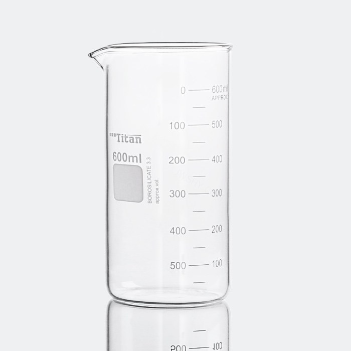 高型烧杯 600ml 特优级 - Titan/泰坦