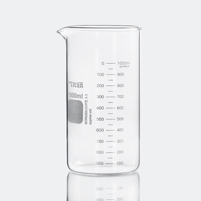 高型烧杯 1000ml 特优级 - Titan/泰坦