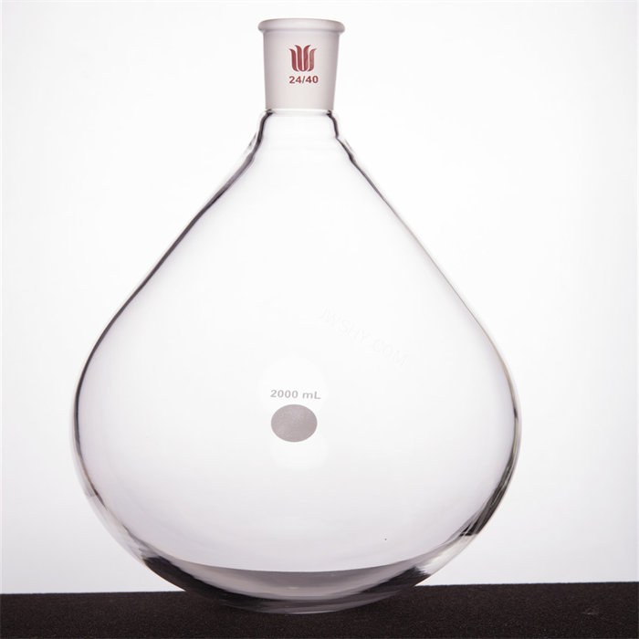 旋蒸用厚壁茄型瓶,高强度,磨口:24/40,2000ml