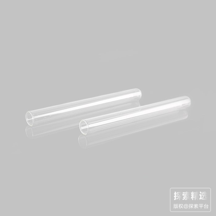 高硼硅3.3平口试管 &phi;10&times;75mm 壁厚1.3mm 最高耐温450度