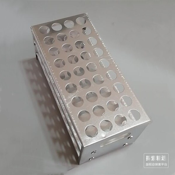 铝试管架 φ孔径×孔数 φ15.5mm×36孔 - 玖梧精选