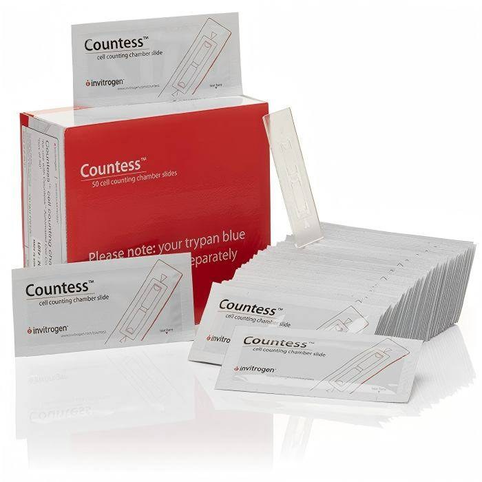 Countess 细胞计数腔室载玻片 10ul/腔室 2个腔室，不含台盼蓝