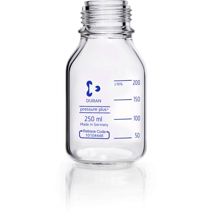 耐压试剂瓶 100ml 不含盖 GL45盖 原Schott/肖特
