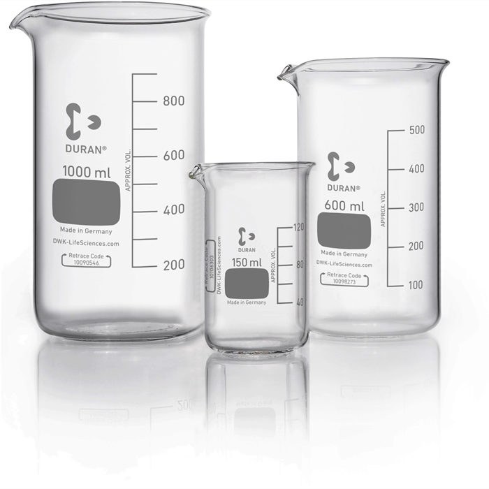 高型烧杯 具倾倒口 400ml 原Schott/肖特