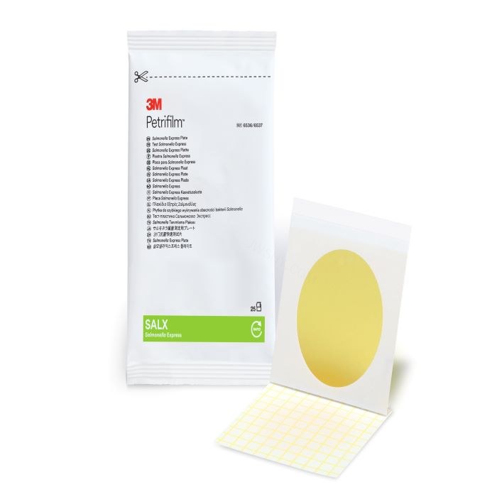 原3M 6537 PETRIFILM 沙门氏菌测试片 储存温度：2~8&ordm;C，冷链运输，新老包装随机发货