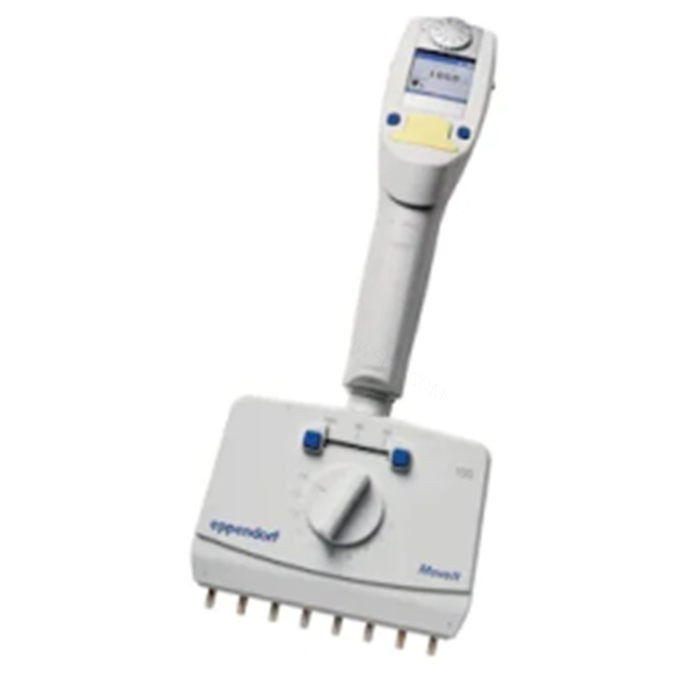 Eppendorf Xplorer plus MoveIt可调间距电动移液器,8通道,5-100ul,黄色