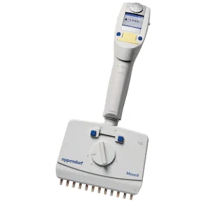 Eppendorf Xplorer plus MoveIt可调间距电动移液器,12通道,5-100ul,黄色