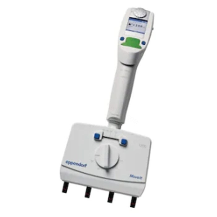 Eppendorf Xplorer plus MoveIt可调间距电动移液器,4通道,50-1200ul,深绿色