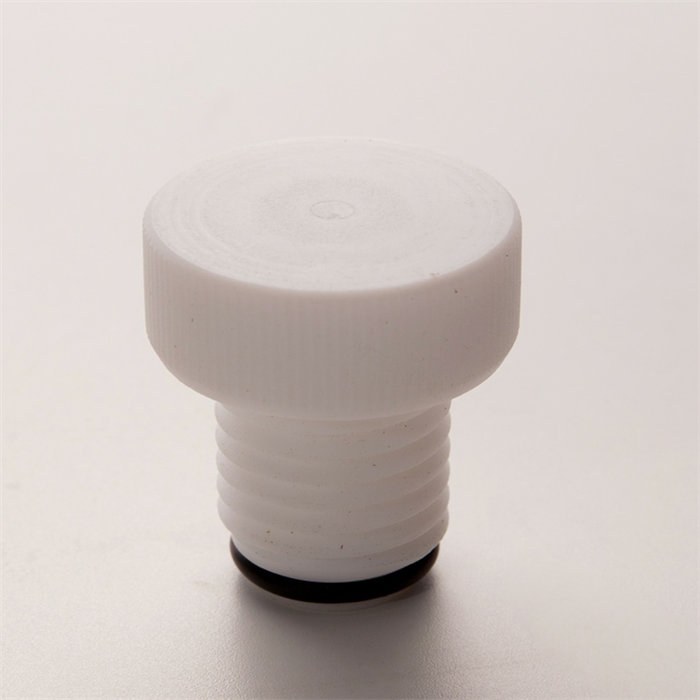 四氟塞子,标配R111EP材质(耐极性溶剂)O型圈,15mm - 欣维尔