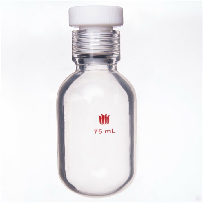镀膜 厚壁耐压瓶 四氟全包O型圈,容量75ml,15# - 欣维尔