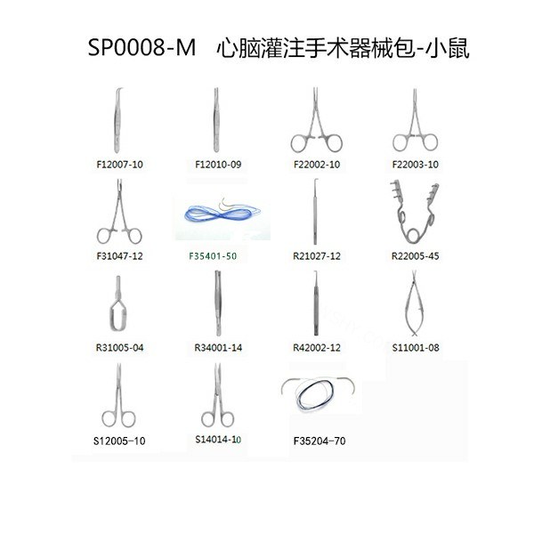 心脑灌注器械包-小鼠 【仅限科研专用 用于动物实验】