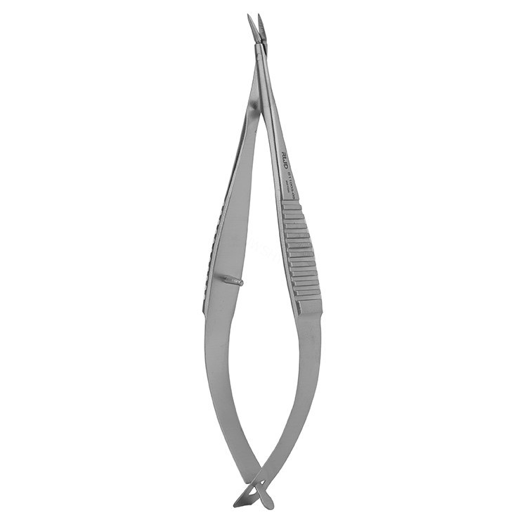 弹簧剪 斜角弯 三菱形尖头 8.5cm 【仅限科研专用 用于动物实验】