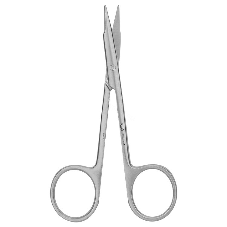 精细解剖剪 直 钝头 11.5cm 【仅限科研专用 用于动物实验】