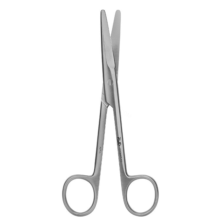 解剖剪 直 钝头 15.5cm 【仅限科研专用 用于动物实验】