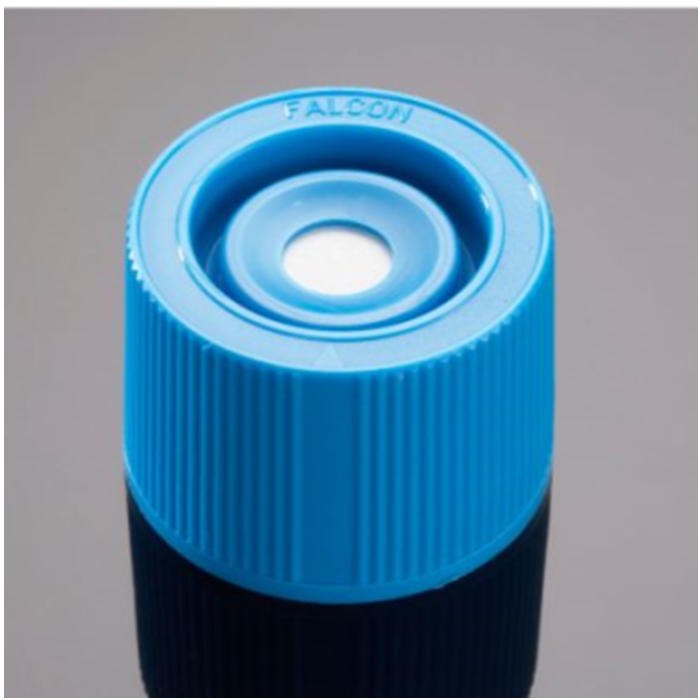 透气盖Vented Screw Cap for Falcon&amp;reg 适配175cm2培养瓶 无菌 散装 PE材…