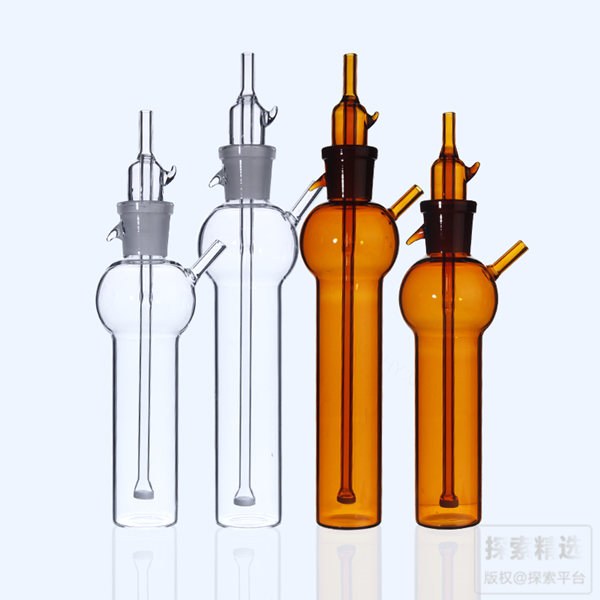 喷泡氏吸收瓶 25ml白色
