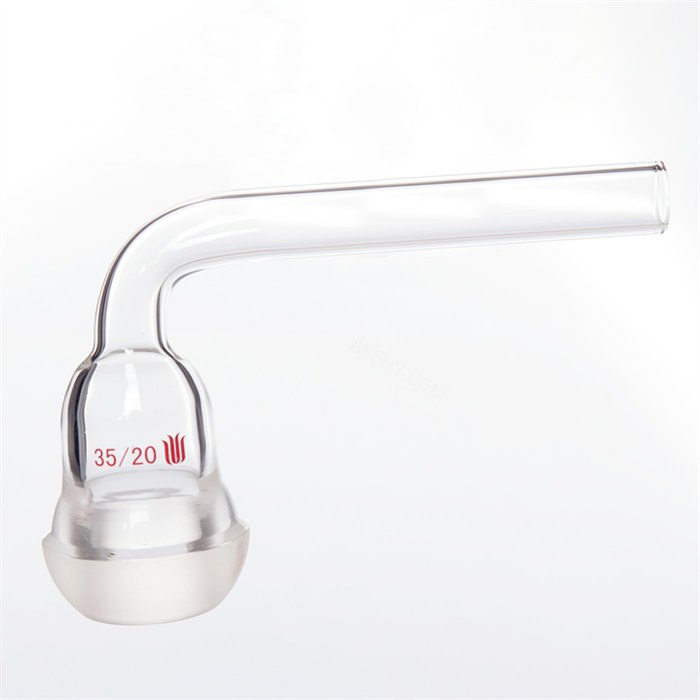 具球磨口冷阱(连接口为35/20磨口) 磨口35/20 描述90&deg;接头，16mm的外径