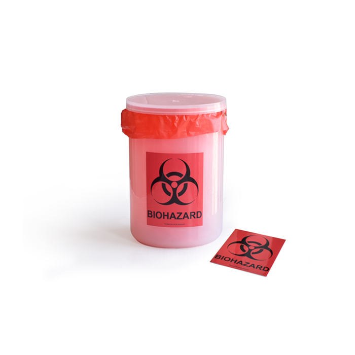 生物安全废弃桶（桌上型） &phi;132&times;H193mm 2.2L Lid PP