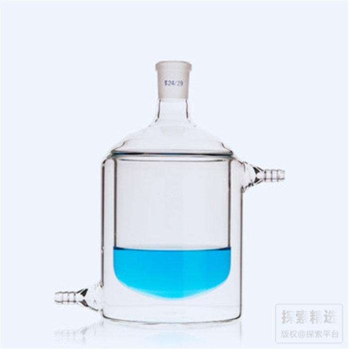单口夹套反应瓶 内圆外平 24/29 25ml