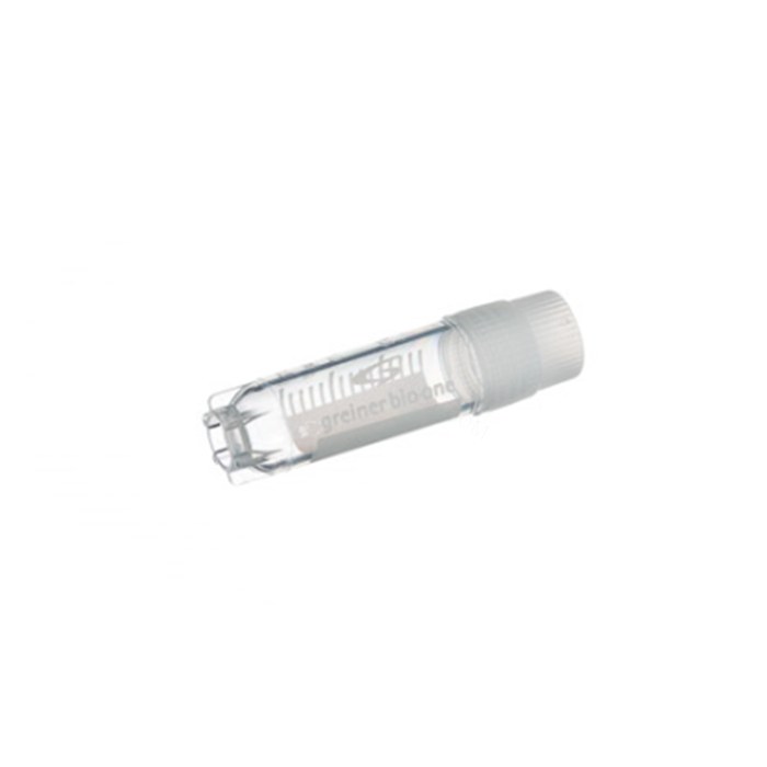 冻存管 2ml 外旋 圆底 星形站立角 自然色盖 有书写区 已灭菌 - Greiner/葛莱娜