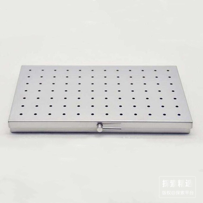 外不锈钢式消毒盒 304材质 大号 长&times;宽&times;高：25&times;15&times;2.2cm