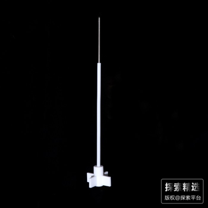 四氟搅拌桨 十字型 杆直径×杆长:7×370mm 桨叶展开宽:67mm