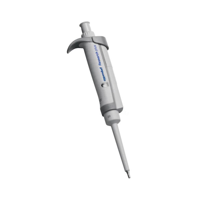Research plus 单道可调量程移液器 2-20ul 浅灰色 含吸头 新货号3123000098-老货号3120000097 新老货号随机发货 - Eppendorf/艾本德
